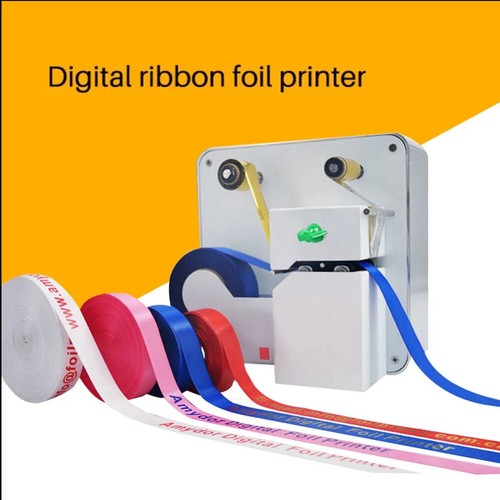 Digital ribbon printer satin - ribbon, printer,