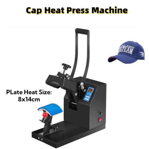 Cap heat press machine 8x14cm - cap,