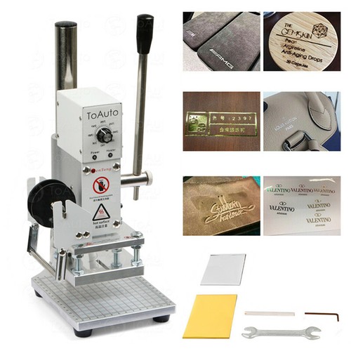 Leather heat press - leather, machine