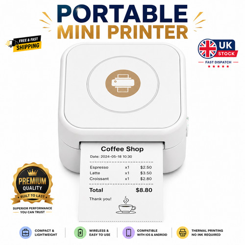 Mini thermal printer - mini, pocket