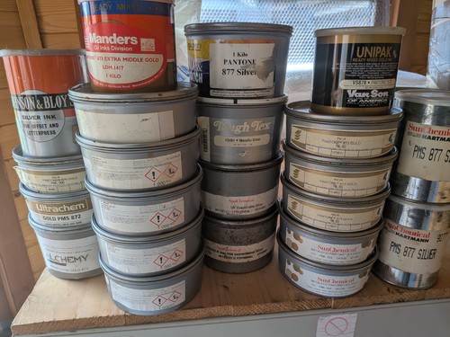 Printing litho ink gold - ink, or